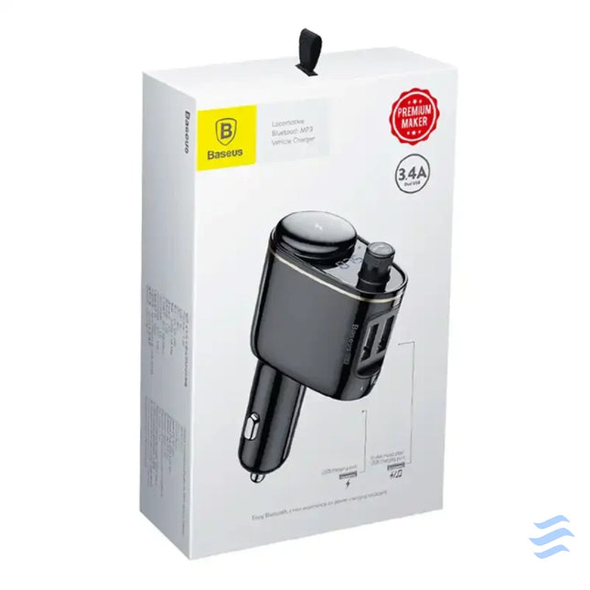 Car Bluetooth MP3 Player Baseus S 06Black OS Car transmitters
