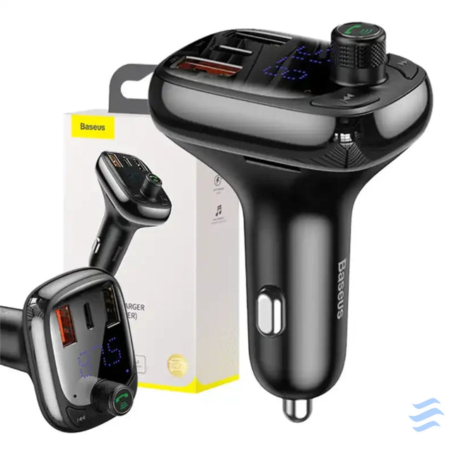 Car Bluetooth MP3 Player Baseus T Shaped S 13 Black OS Car transmitters