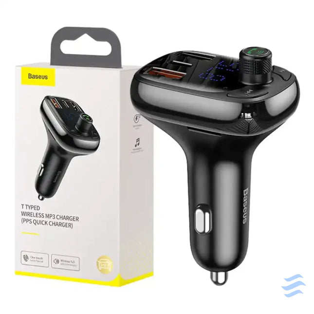 Car Bluetooth MP3 Player Baseus T Shaped S 13 Black OS Car transmitters
