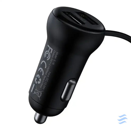 Car Bluetooth MP3 Player + Charger Baseus T Shaped S 16 Black OS Car transmitters