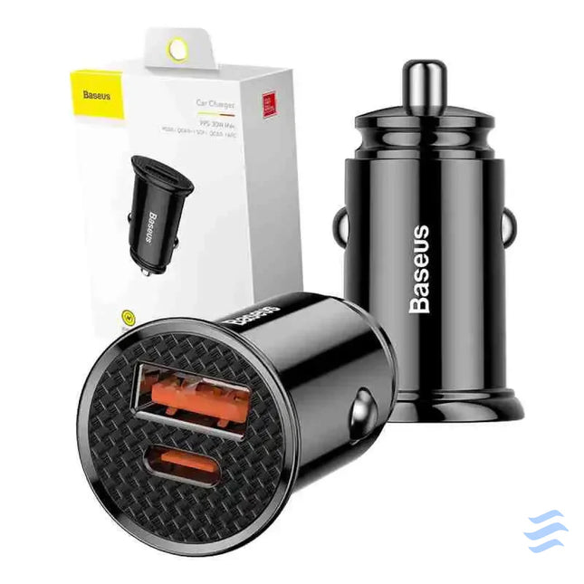 Car Charger Baseus Circular PD QC4.0 + 5A 30W (czarna) Car chargers