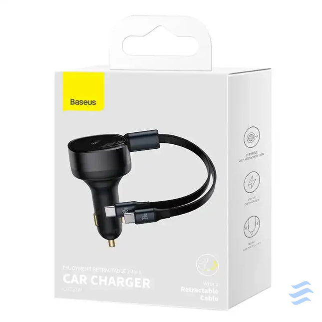 Car Charger Baseus Enjoyment with cable USB C 33W (Black) Car chargers