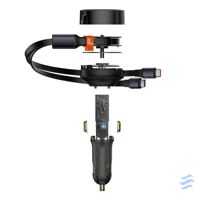 Car Charger Baseus Enjoyment with cable USB C 33W (Black) Car chargers