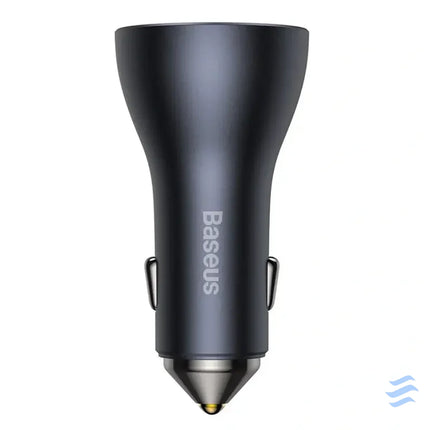 Car charger Baseus Golden Contactor Pro 2x USB C 1x USB 65W (grey) Car chargers
