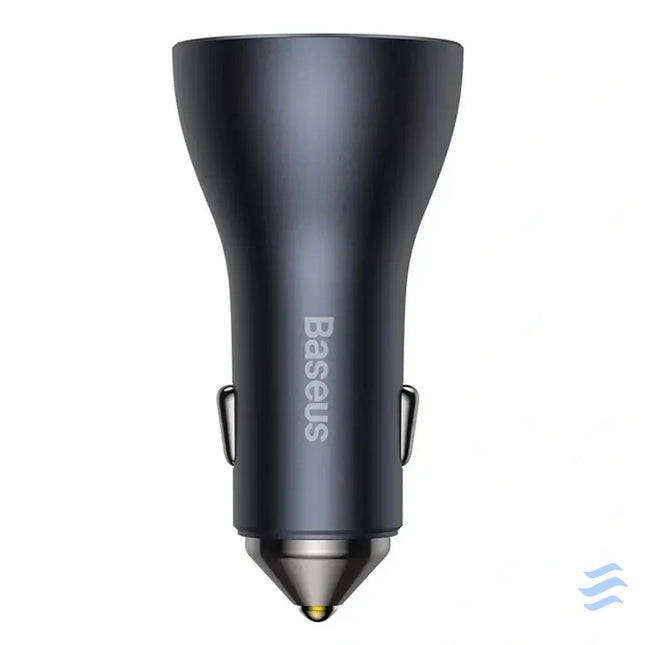 Car charger Baseus Golden Contactor Pro 2x USB C 1x USB 65W (grey) Car chargers