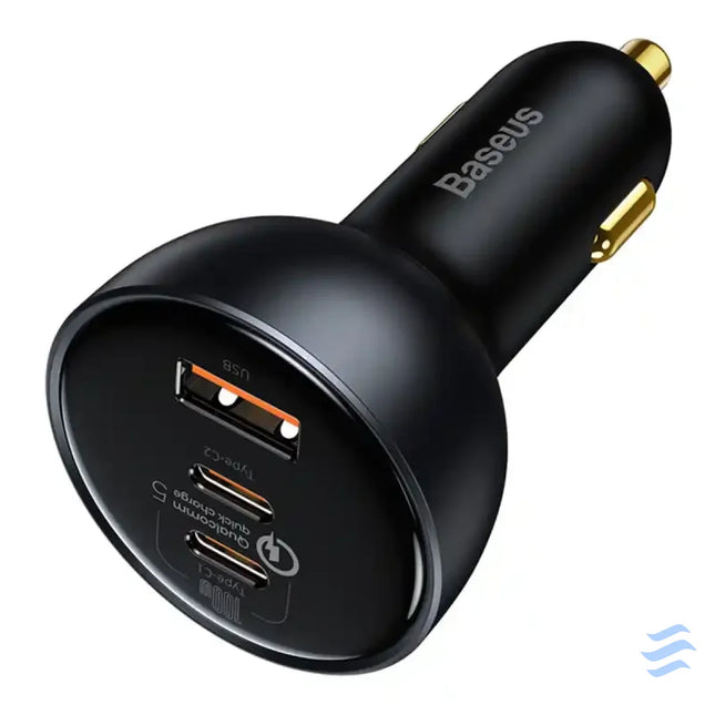 Car Charger Baseus Qualcomm USB 2x USB C 160W (Grey) Car chargers