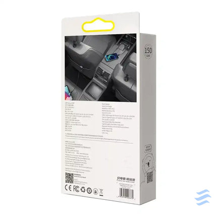Car charger Baseus Share Together with extension cord 2x USB 2x USB C 120W (grey) Car chargers