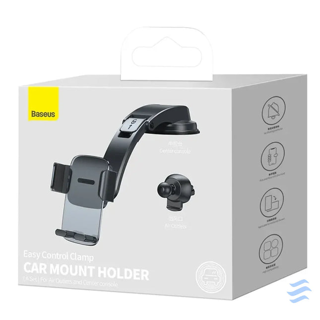 Car holder Baseus Easy Control Clamp for grille / dashboard (black) Phone holders