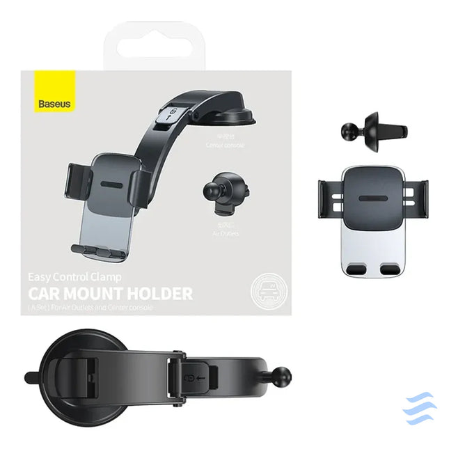 Car holder Baseus Easy Control Clamp for grille / dashboard (black) Phone holders