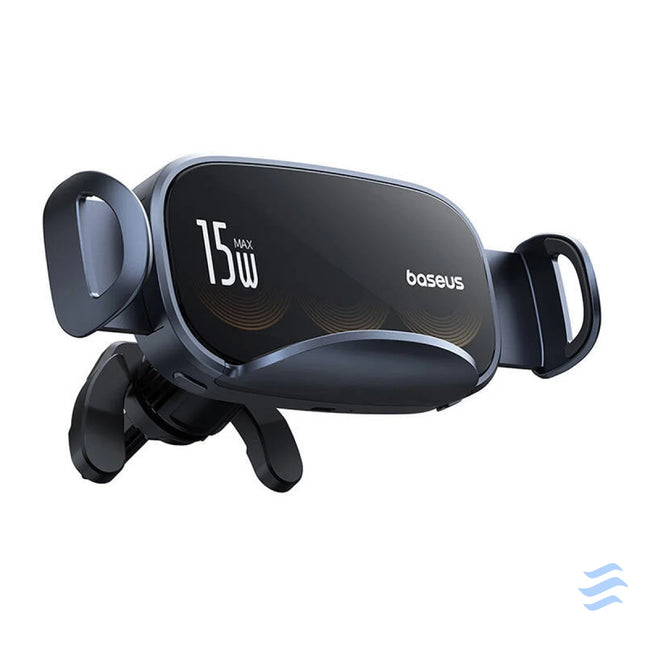 Car holder with inductive charger Baseus LightChaser (Black) Phone holders