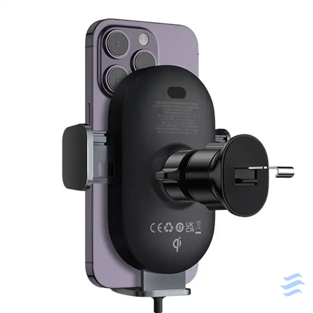 car holder with inductive charger Baseus LightChaser (Black) Phone holders