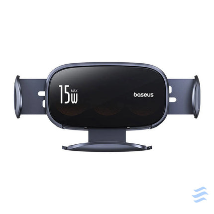 Car holder with inductive charger Baseus LightChaser (Black) Phone holders