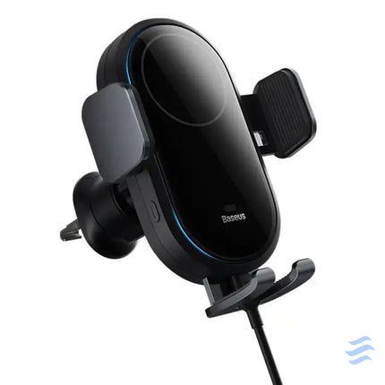 car holder with inductive charger Baseus LightChaser (Black) Phone holders