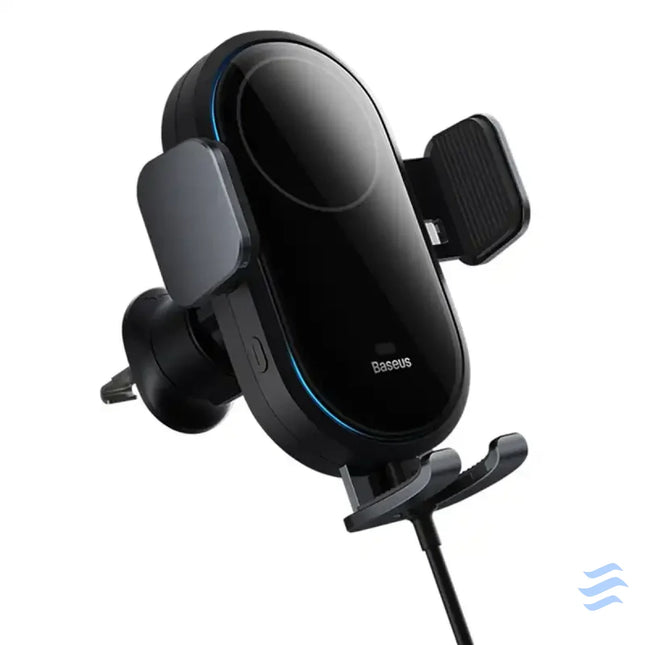 car holder with inductive charger Baseus LightChaser (Black) Phone holders