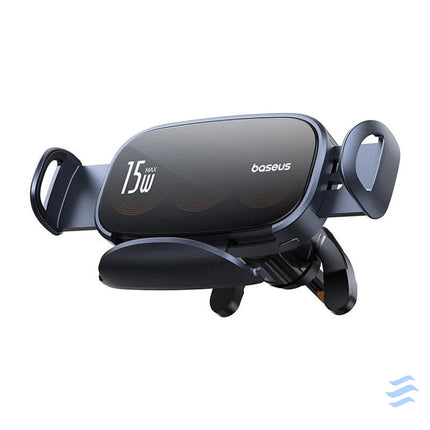 Car holder with inductive charger Baseus LightChaser (Black) Phone holders