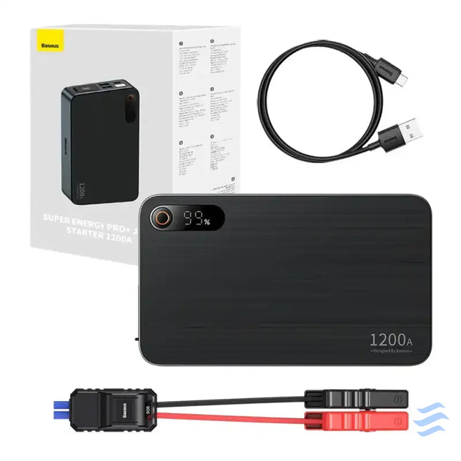 Car Jump Starter Baseus Black Super Energy Pro + 1200A (black) Jump starters