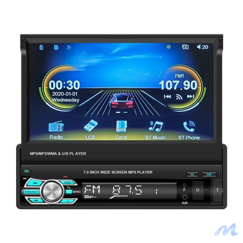 Car monitor 7'' Podofo A3503 Carplay&Android Auto