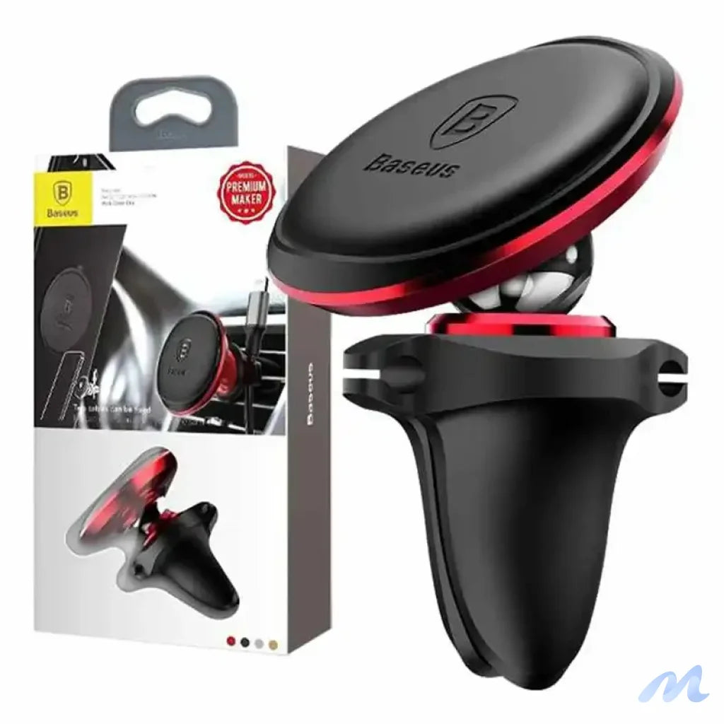 Car Mount Holder Baseus Magnetic Air Vent Red OS