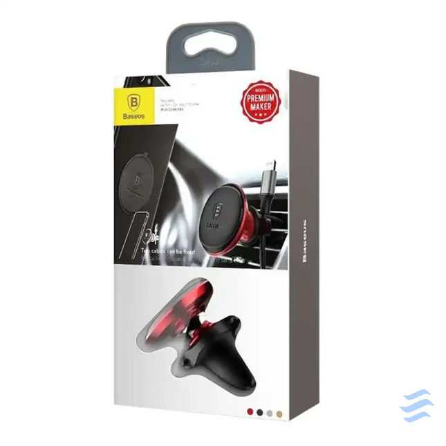 Car Mount Holder Baseus Magnetic Air Vent Red OS Phone holders