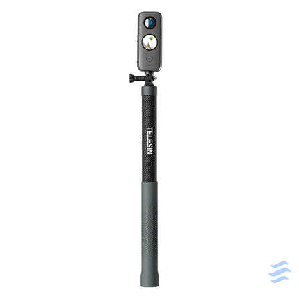 Carbon fiber selfie stick with 3m length Telesin for cameras GP MNP 300 3 Booms and selfie sticks