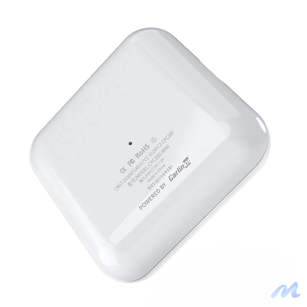 Carlinkit U2W MINI wireless adapter Apple Carplay (white)