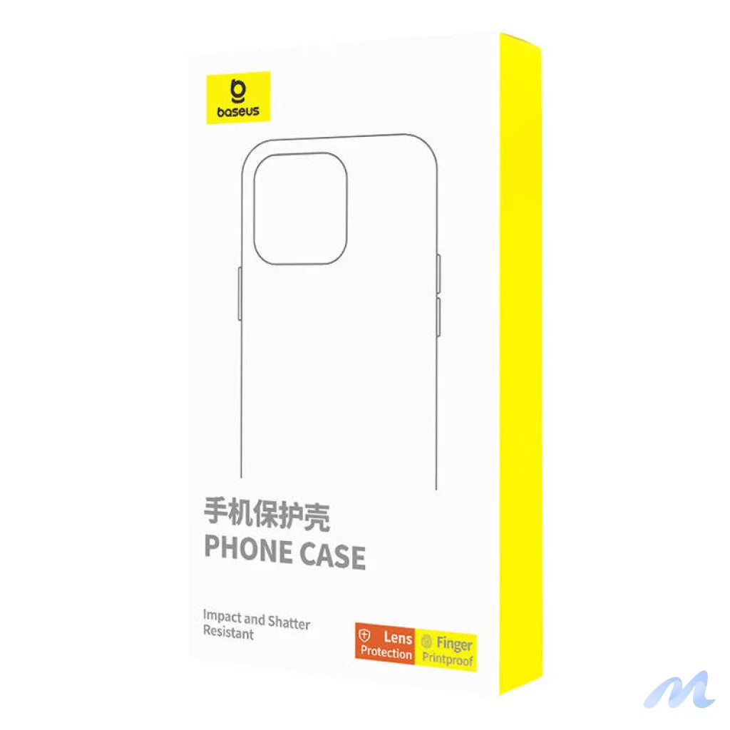 Case Baseus Synthetic Fiber iPhone 15 Plus + tempered glass