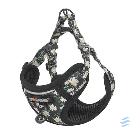 Cat set Dogness harness and leash 1,5m (Daisy Black) Walking and transportation