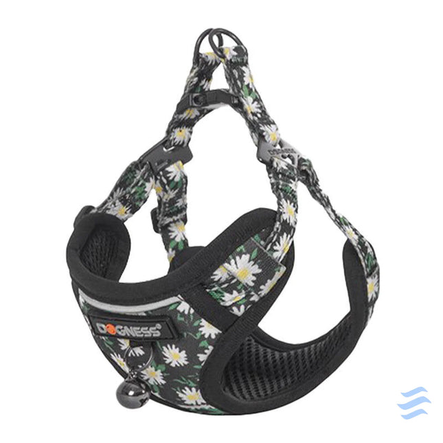 Cat set Dogness harness and leash 1,5m (Daisy Black) Walking and transportation