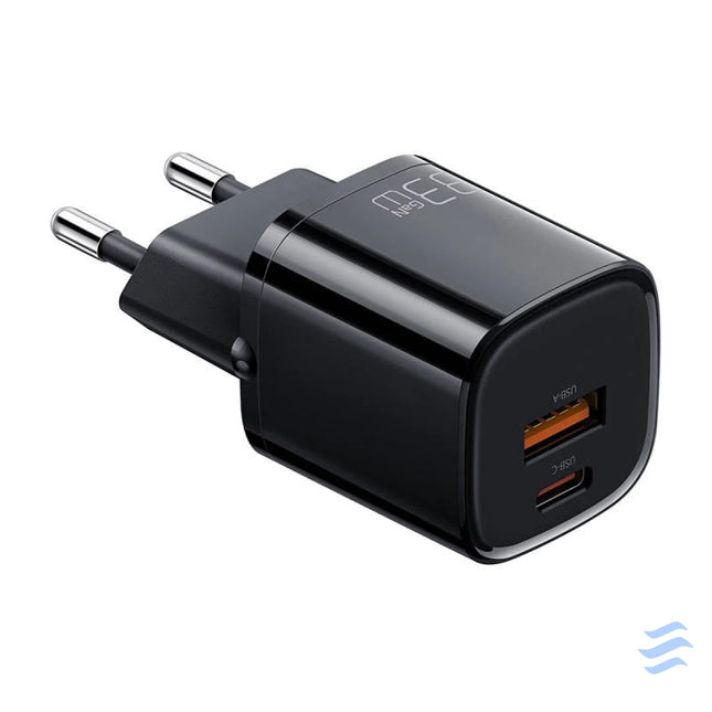 Charger Mcdodo Nano GaN CH 0151 USB + USB C 33W (black) mains chargers