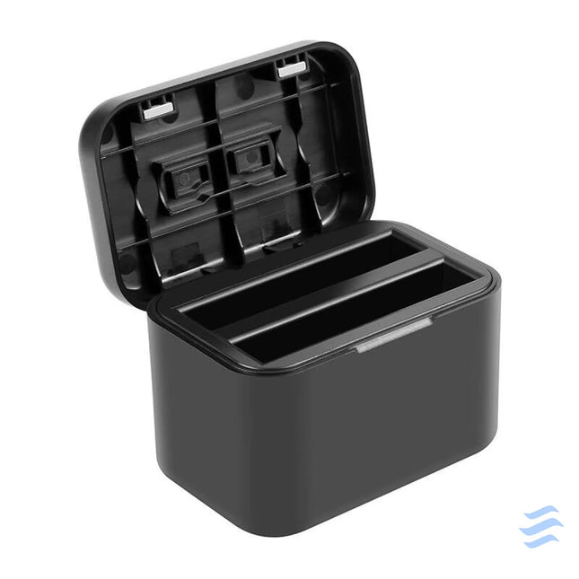 Charging case for batteries and memory cards PULUZ for Insta360 X4 (black) For sports cameras
