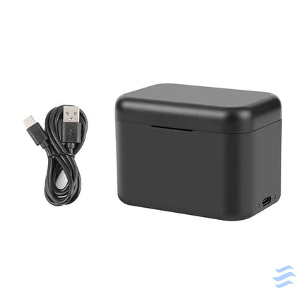Charging case for batteries and memory cards PULUZ for Insta360 X4 (black) For sports cameras