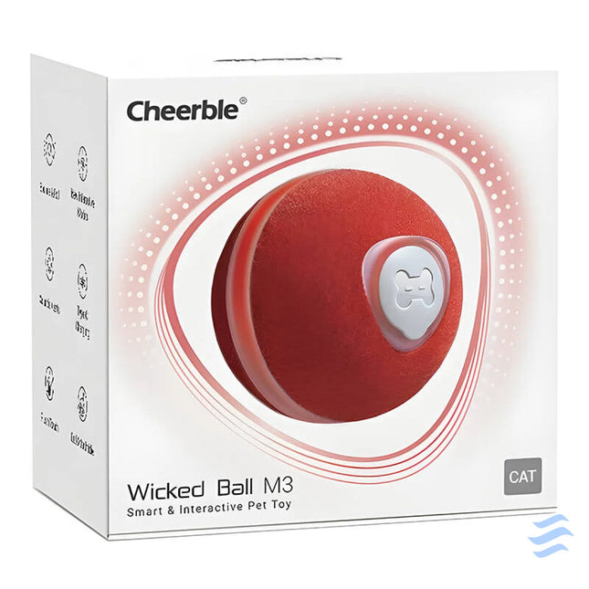 Cheerble Wicked Ball / Pet Toy M3 (red). Toys