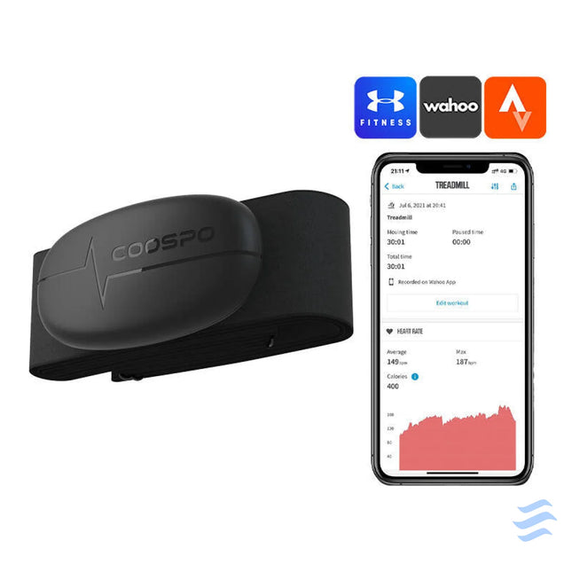 Chest Heart Rate Monitor Coospo H6 compatibile with Strava wahooo mapmyfitness etc. Sensors