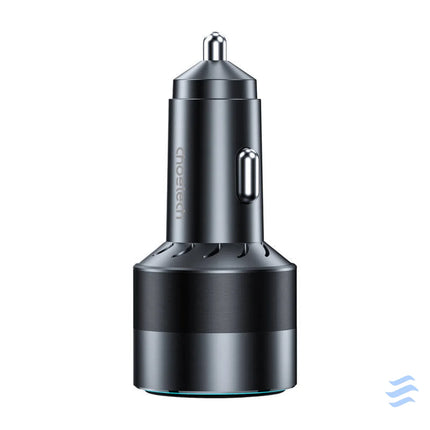 Choetech 63W Dual USB C 45w + USB A 18w fast car charger (black) Car chargers