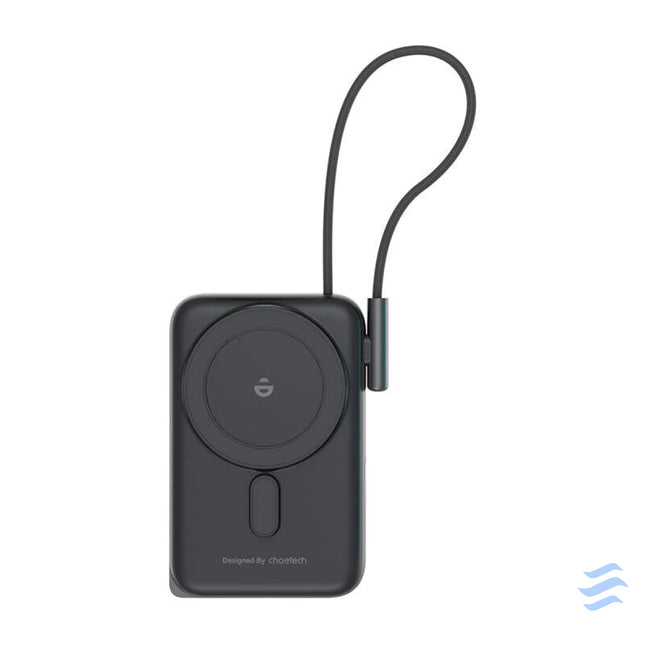Choetech B735 magnetic powerbank 10000mAh 20W PD + USB C cable (black) Powerbanks