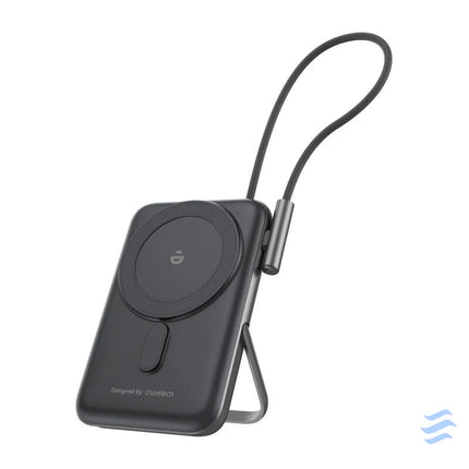 Choetech B735 magnetic powerbank 10000mAh 20W PD + USB C cable (black) Powerbanks