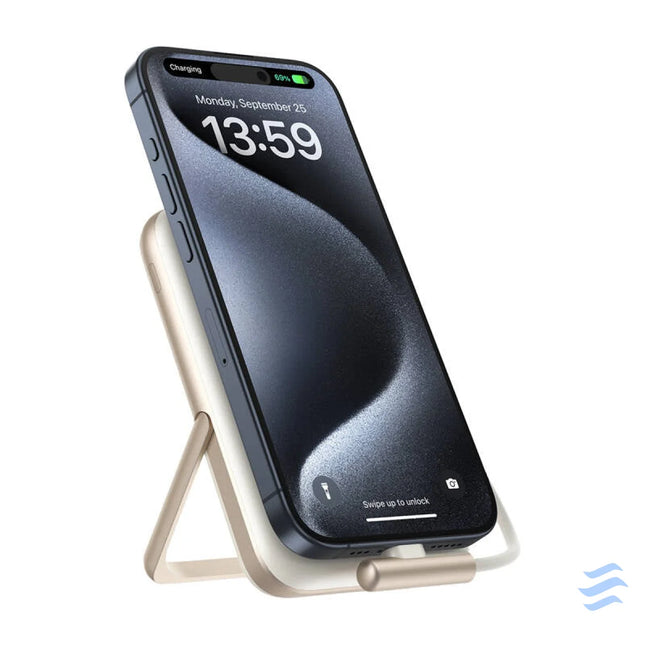 Choetech B735 magnetic powerbank 10000mAh 20W PD + USB C cable (white) Powerbanks