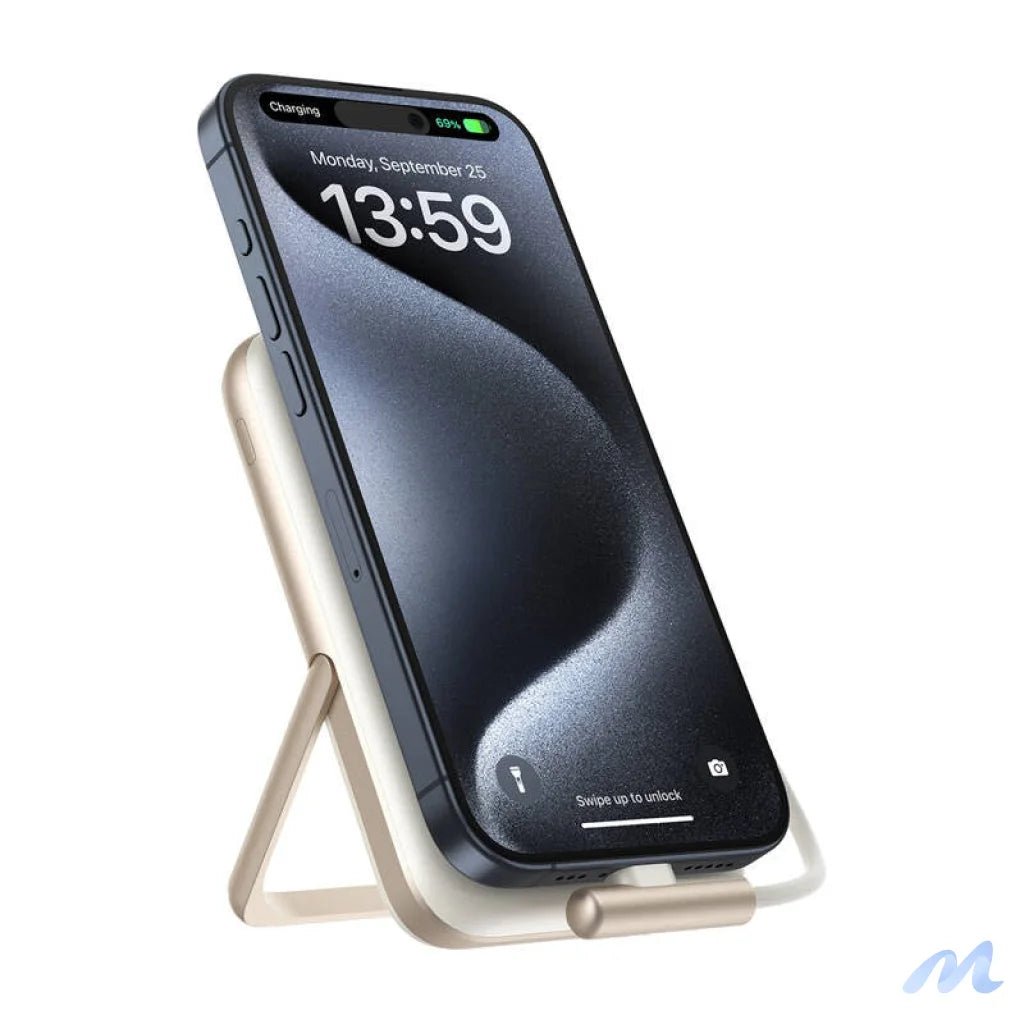 Choetech B735 magnetic powerbank 10000mAh 20W PD + USB-C cable (white)