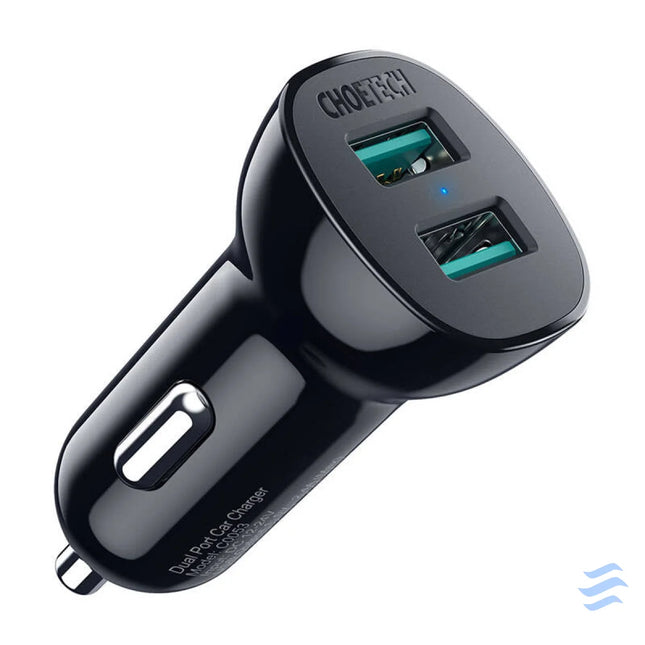 Choetech C0051 36W QC 3.0 car charger (black) Car chargers