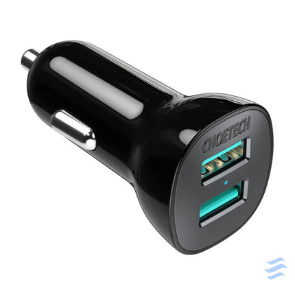 Choetech C0051 36W QC 3.0 car charger (black) Car chargers