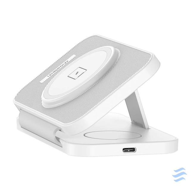 Choetech T616 F 3 in 1 inductive charger (white) Wireless chargers