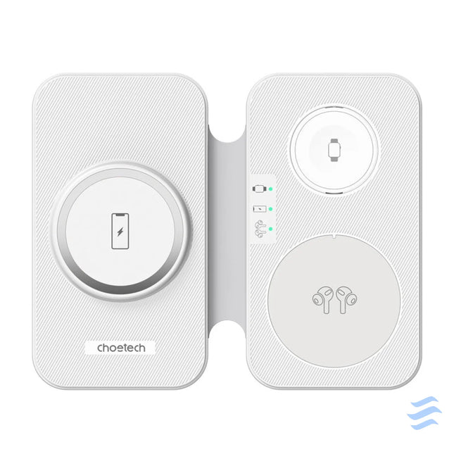 Choetech T616 F 3 in 1 inductive charger (white) Wireless chargers