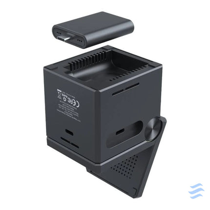 Choetech T632 F 3 in 1 15W inductive charger (black) Wireless chargers