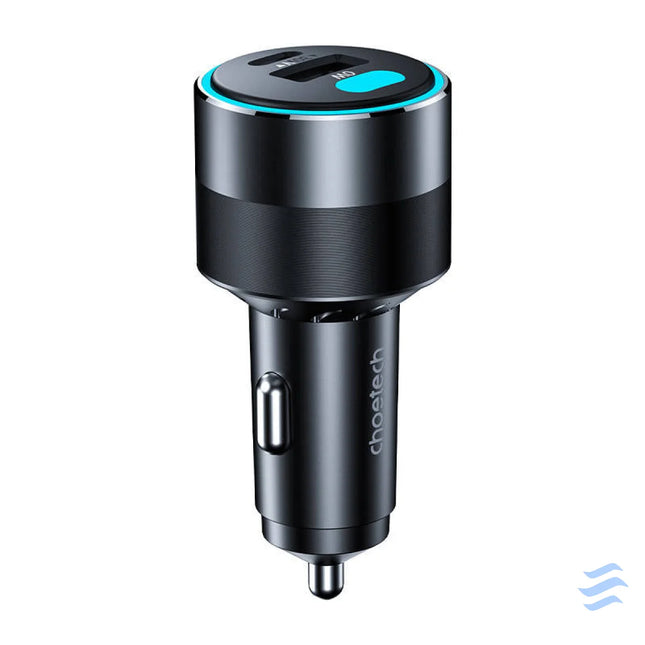 Choetech TC0011 car charger 130W 2x USB C 1x USB A (black) Car chargers