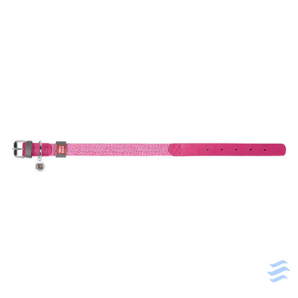 Classic Dog collar with QR code Waudog size L pink Walking and transportation