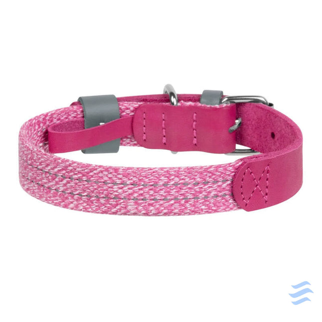 Classic Dog collar with QR code Waudog size M pink Walking and transportation