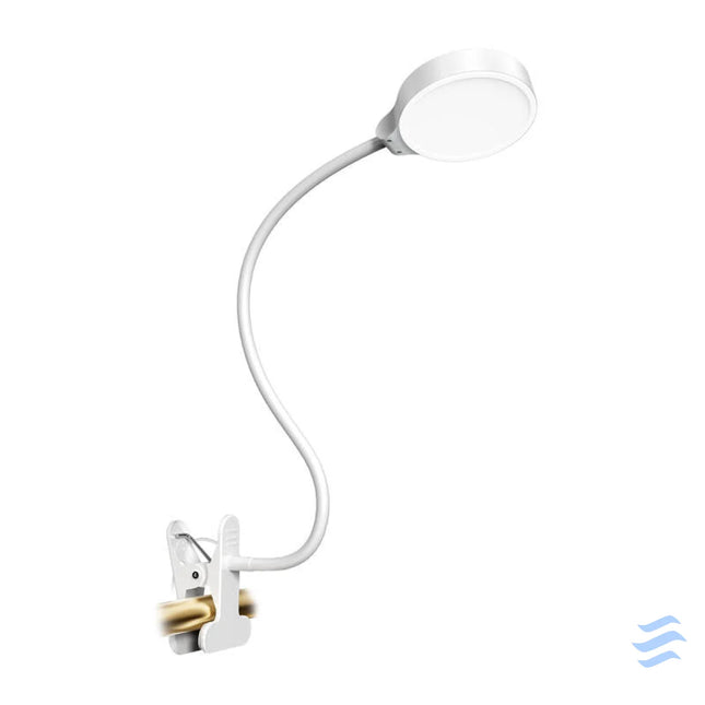 Clip on Reading Light Glocusent GLCSNTBL204 White Desk and night lamps