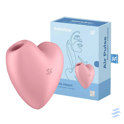 Clitoral massager Satisfyer Cutie Heart Light Red (pink) Masturbators