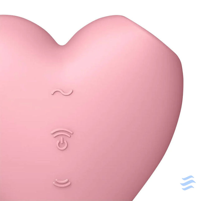 Clitoral massager Satisfyer Cutie Heart Light Red (pink) Masturbators