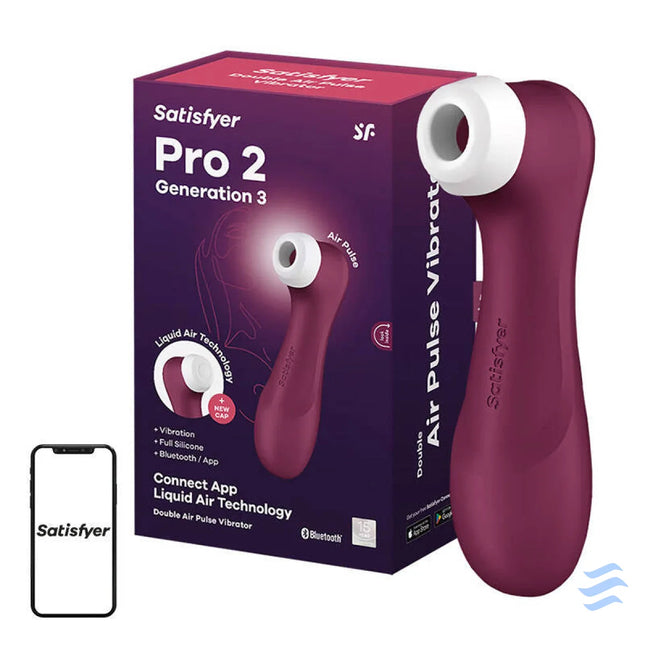 Clitoral Massager with App Satisfyer Pro 2 Generation 3 (red) Masturbators